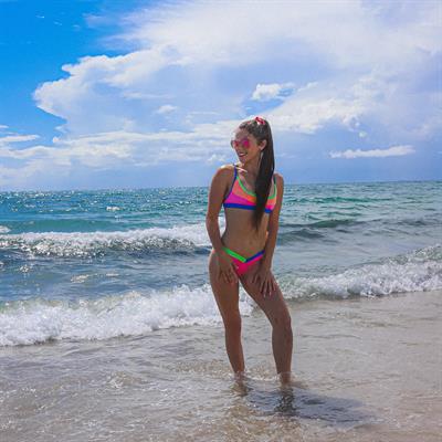 Caitlin Beadles in a bikini