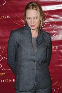 Uma Thurman Arriving at Christie's Auction House in New York December 18, 2012 