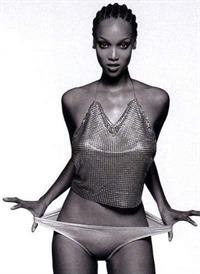 Tyra Banks in lingerie