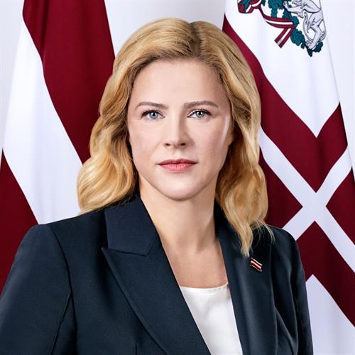 Evika Silina, prime minister of Latvia