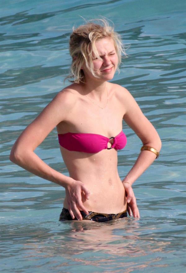 Kirsten Dunst in a bikini