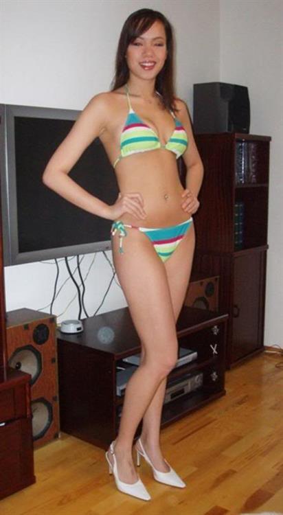 Kirby Ann Basken in a bikini