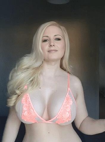 Claire Tully in lingerie