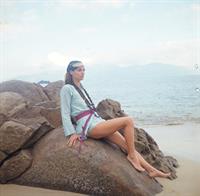 Elsa Martinelli in a bikini