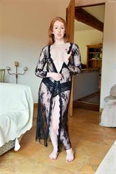 Lacy Sheer And Black