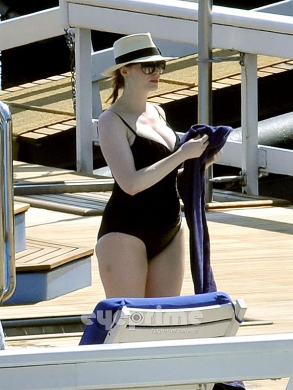 Christina Hendricks in a bikini