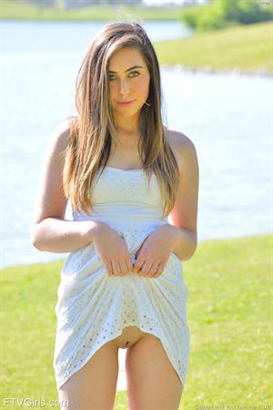 Lacey FTV Nude Pictures Playful At The Lake