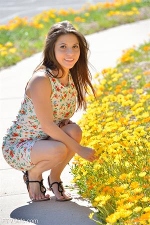 Stacey FTV Nude Pictures Stacey Spring Flowers