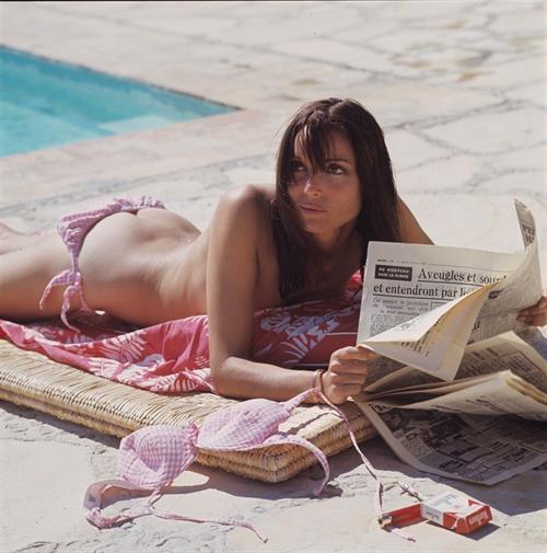 Elsa Martinelli in a bikini - ass