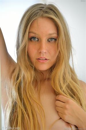 Brianna FTV Nude Pictures Brianna in Black Stockings