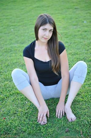 Orianna FTV Nude Pictures Orianna plays in a public park