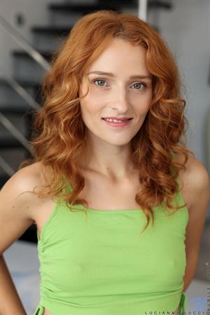 Lucianna Lucci Nude Pictures Look at how sultry Lucianna Lucci is in her cute little outfit and then imagine watching her strip it all off so you can worship her entire nubile body.