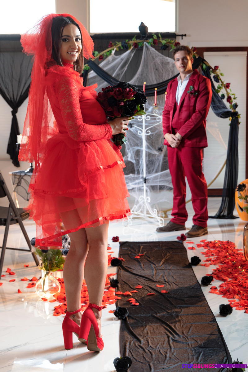 Stunning and busty Hailey Rose is the 2024 October Flavor of the Month with her Halloween themed pussy pounding