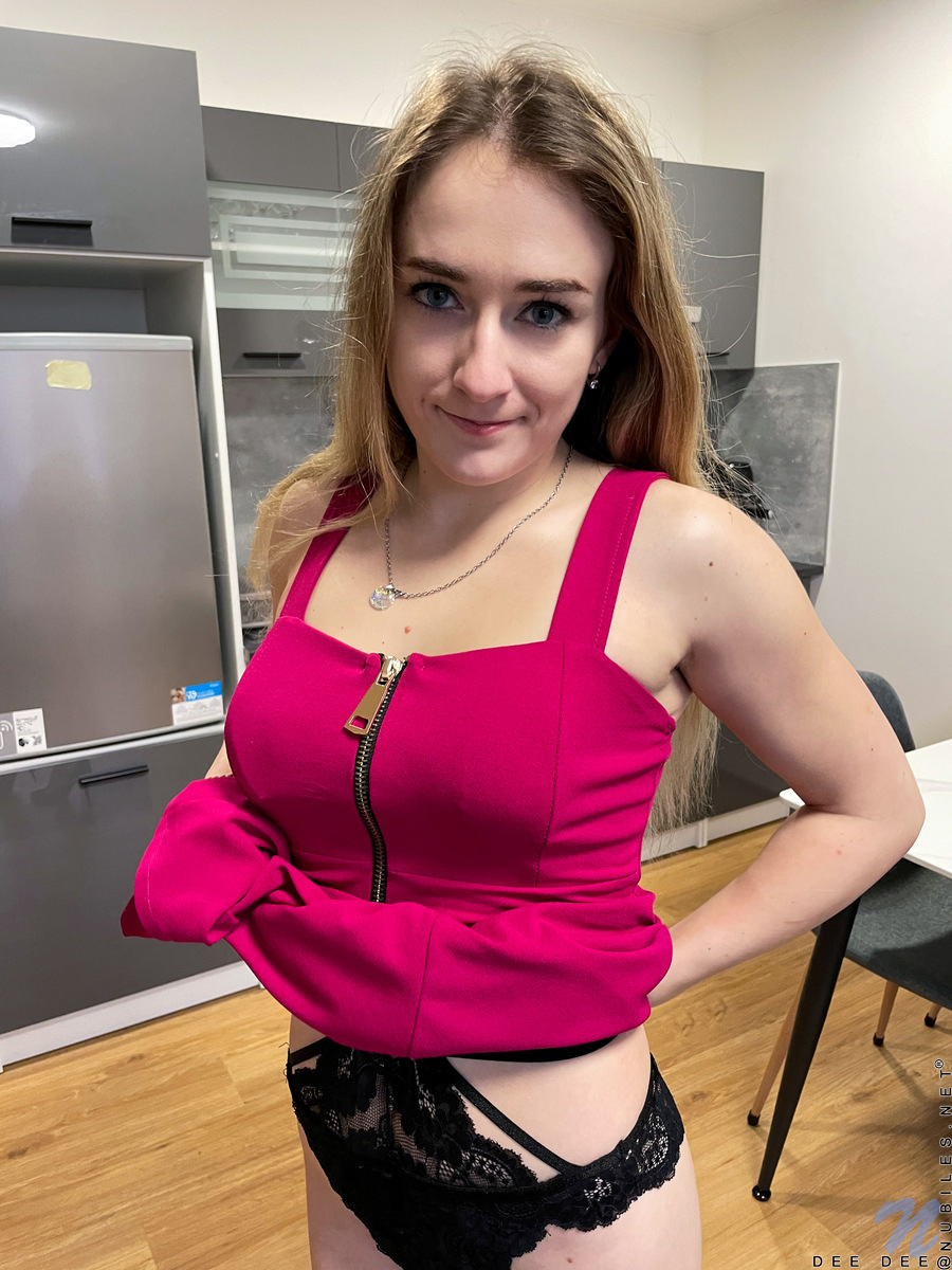 Any time Dee Dee feels like she needs to enjoy an orgasm she doesn't hesitate to get her clothes off and her fingers all over her hot and horny bod.