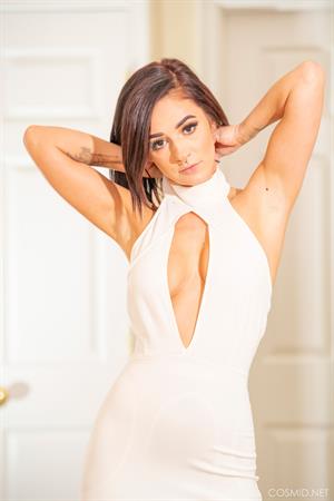 Caroline Moore Nude Pictures Caroline Moore's White Dress