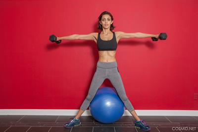 Belle Doing Her Fitness