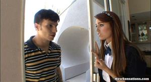 Kiki Vidis school girl snatch slammed with cock