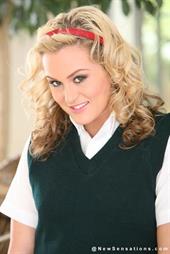 School Girl Ruby Ryder Gets Dirty Doing Strip