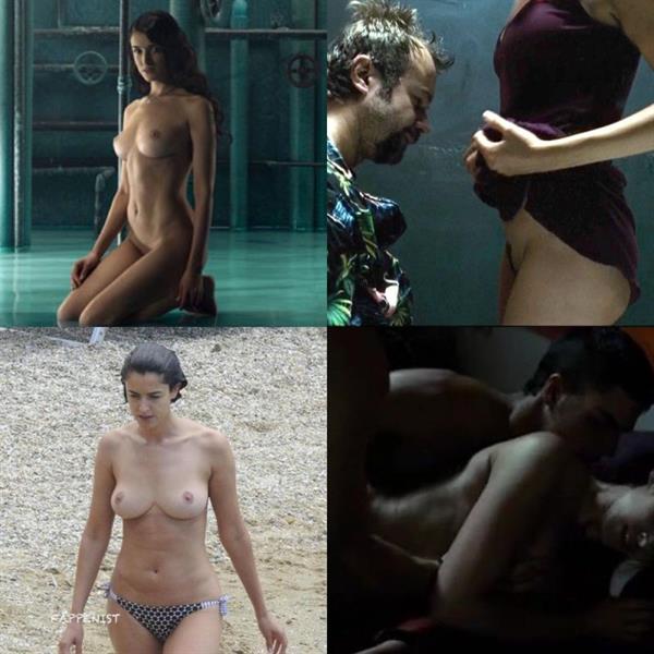 Blanca Romero nude and sexy photo collection showing off her topless boobs, braless big tits cleavage, nipples, naked ass, pussy, tight model body, and fucking from her nude sex scene screenshots as well as caught by paparazzi. The gorgeous actress is from Spain her birthday is June 2nd 1976 her height is 5'9  tall with cup size 36B tits that are real.