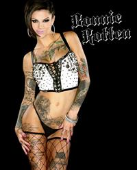 Bonnie Rotten in a bikini