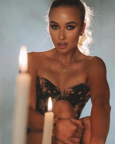 Anastasia Potapova in a bikini