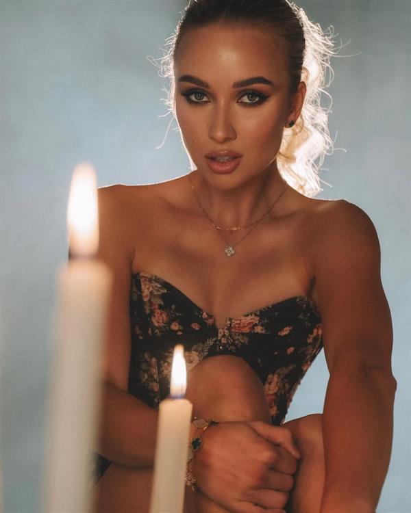 Anastasia Potapova in a bikini