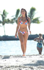 Andrea Calle in a bikini