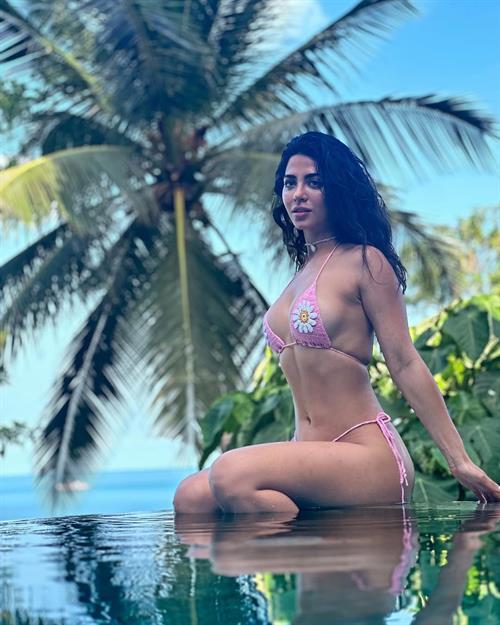 Emeraude Toubia in a bikini