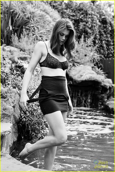 Lindsey Shaw in lingerie