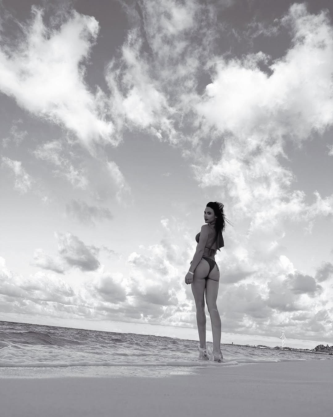 Claudia Arce in a bikini