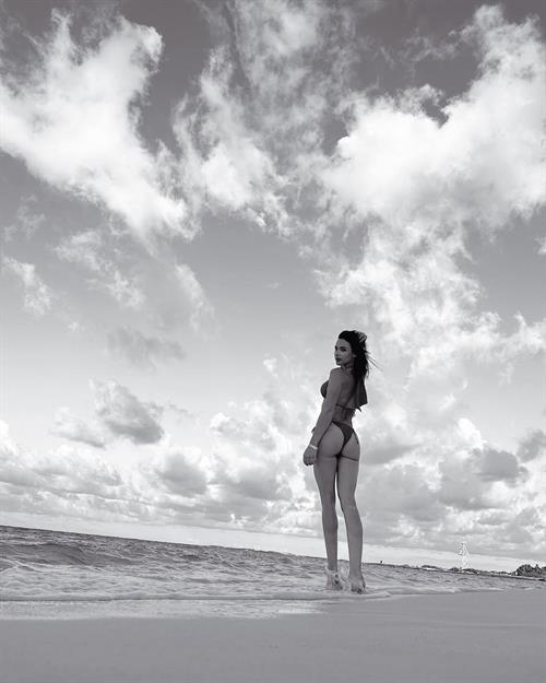 Claudia Arce in a bikini