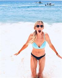 Rebecca Zamolo in a bikini