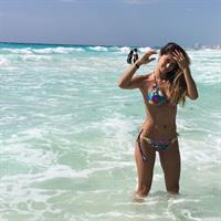 Cristina Hurtado in a bikini