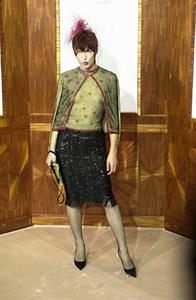 Milla Jovovich in a bikini