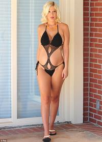 Tori Spelling in a bikini