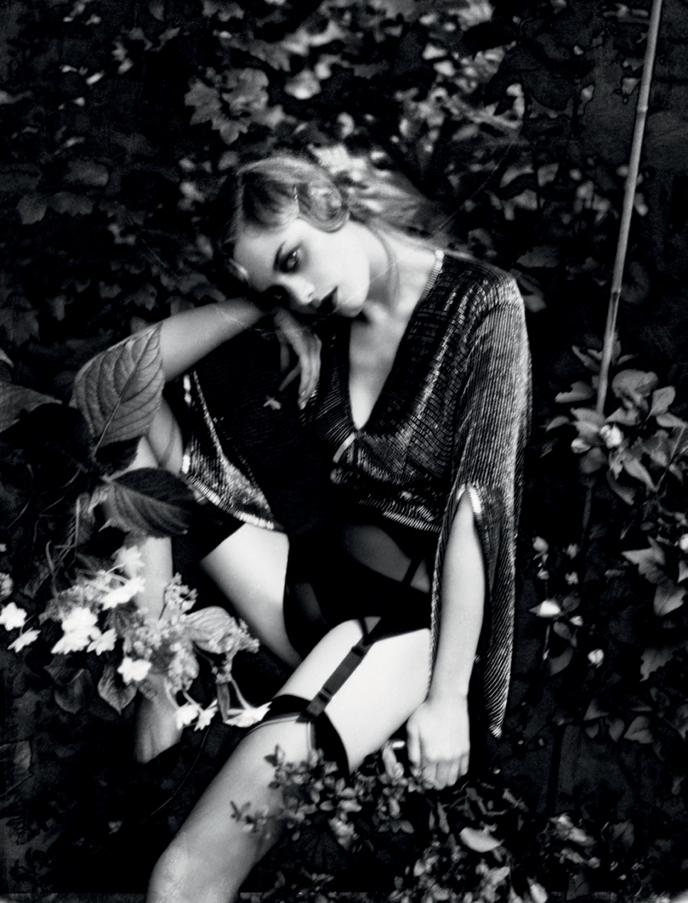 Camille Rowe in lingerie