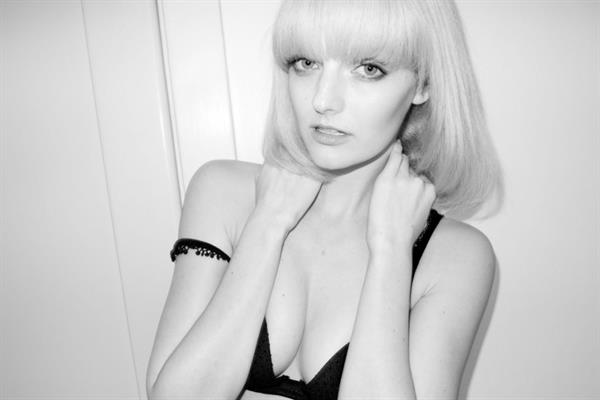 Lydia Hearst in lingerie