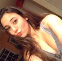 Angie Varona taking a selfie