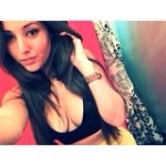 Angie Varona taking a selfie