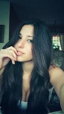 Angie Varona taking a selfie