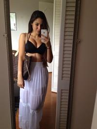 Angie Varona taking a selfie