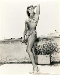 Joan Collins in a bikini