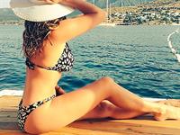 Kelly Brook in a bikini