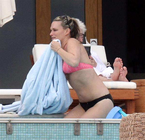 Molly Sims in a bikini