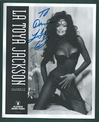 La Toya Jackson in lingerie
