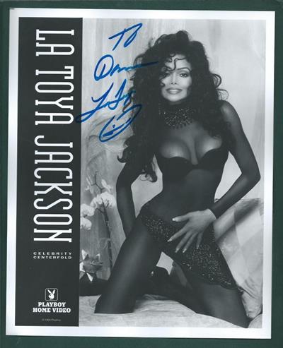 La Toya Jackson in lingerie