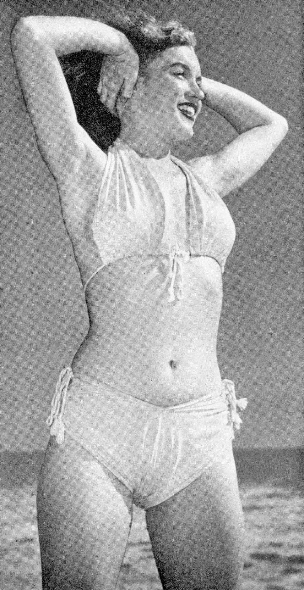 Marilyn Monroe in a bikini