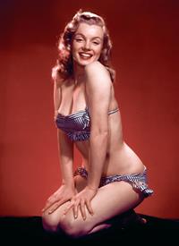 Marilyn Monroe in a bikini