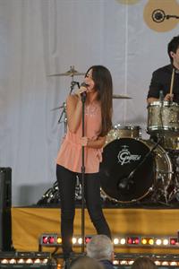 Selena Gomez performs at the Good Morning America GMA Summer Concert Series in New York City on June 17, 2011