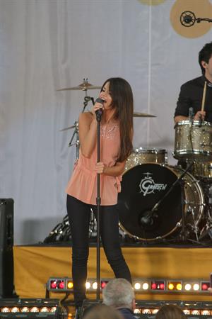 Selena Gomez performs at the Good Morning America GMA Summer Concert Series in New York City on June 17, 2011